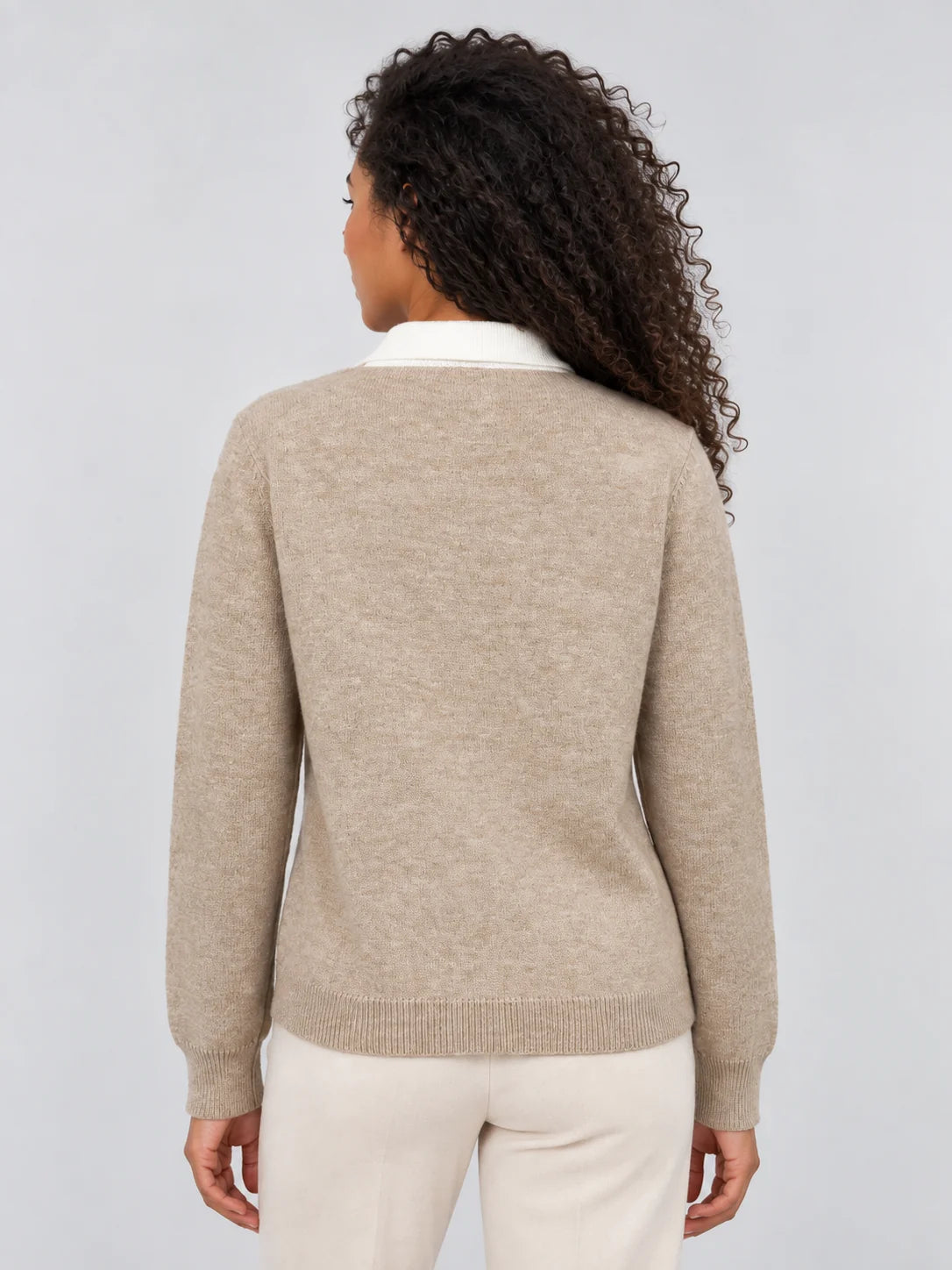 Womens Argyle Collared Jumper – Timeless Style for Effortless Elegance 1
