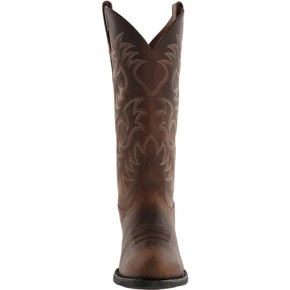 Wyatt Frontier Boots Western Style Footwear – Embroidered Design Bold Look 2