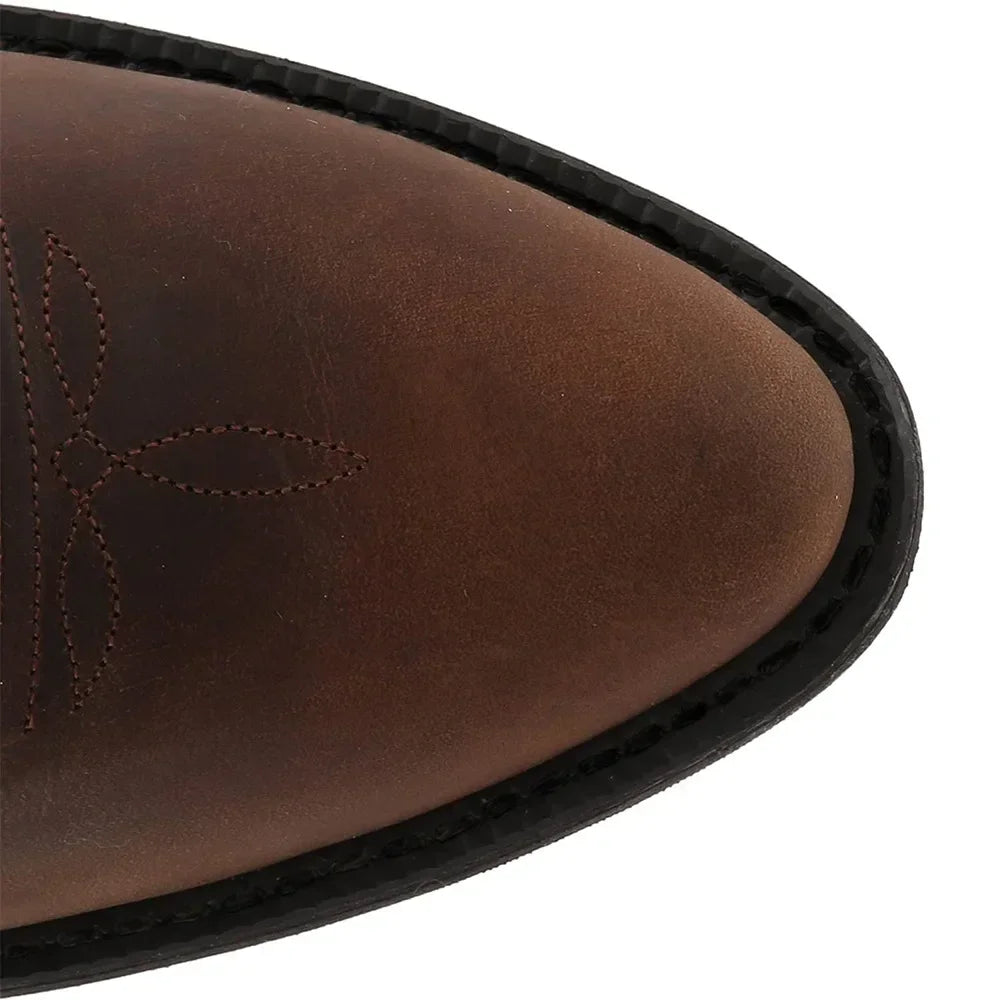 Wyatt Frontier Boots Western Style Footwear – Embroidered Design Bold Look 4