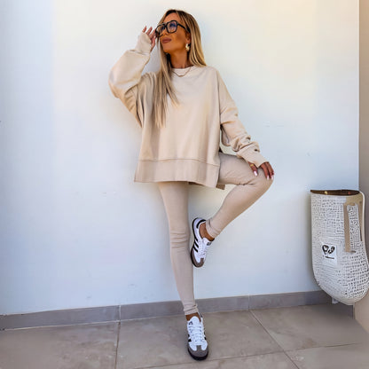 ZACHI Women's Sweatshirt and Jogger Set – Stylish Comfort for Relaxed Days 0