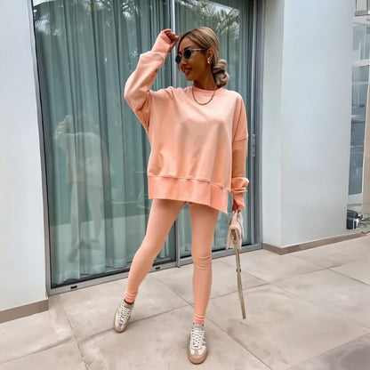 ZACHI Women's Sweatshirt and Jogger Set – Stylish Comfort for Relaxed Days 3