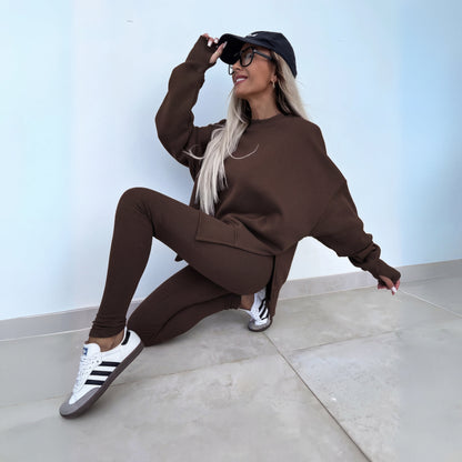 ZACHI Women's Sweatshirt and Jogger Set – Stylish Comfort for Relaxed Days 7