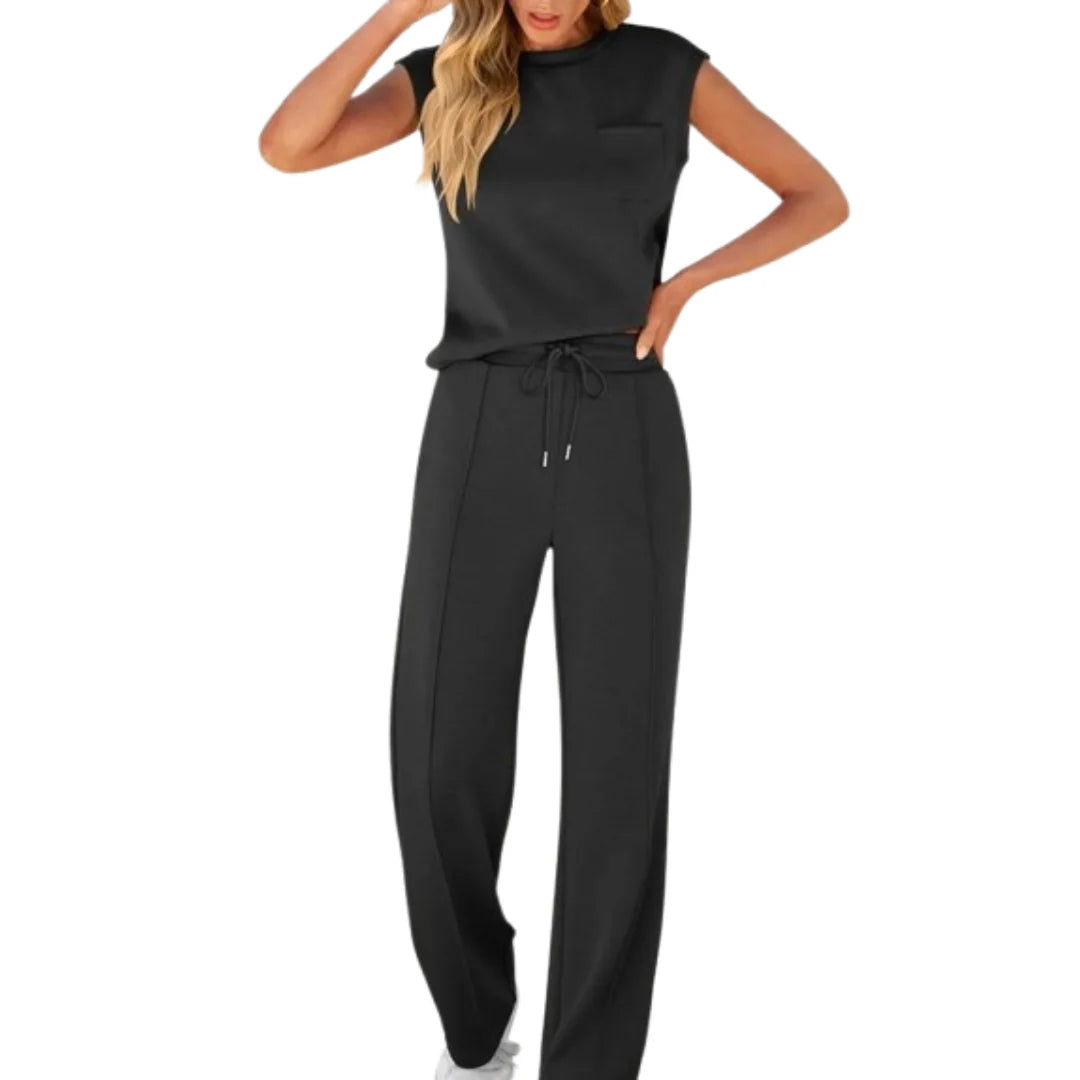 ZAIYA Women's Casual Lounge Set – Chic Comfort for Warm Days 0