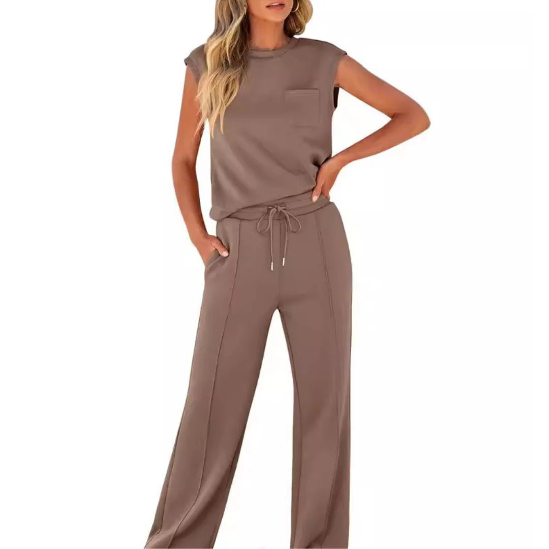 ZAIYA Women's Casual Lounge Set – Chic Comfort for Warm Days 1