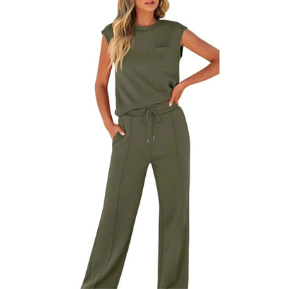 ZAIYA Women's Casual Lounge Set – Chic Comfort for Warm Days 5