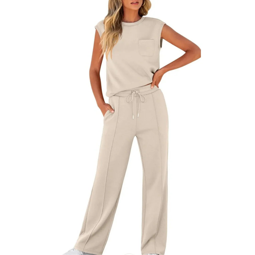 ZAIYA Women's Casual Lounge Set – Chic Comfort for Warm Days 8