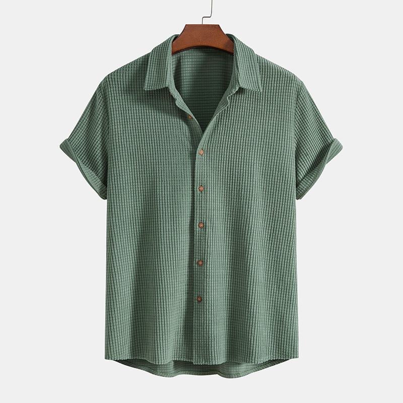 Zando Men's Summer Set – Lightweight Waffle Fabric Comfort 4