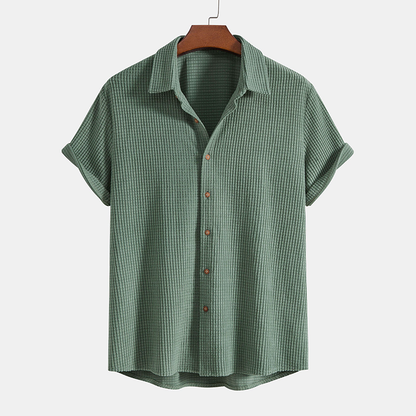 Zando Men's Summer Set – Lightweight Waffle Fabric Comfort 4