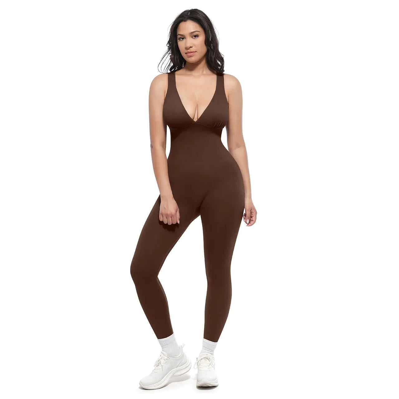 Zanira Women's High-Waisted Jumpsuit – Sculpting Comfort for Active Days 1