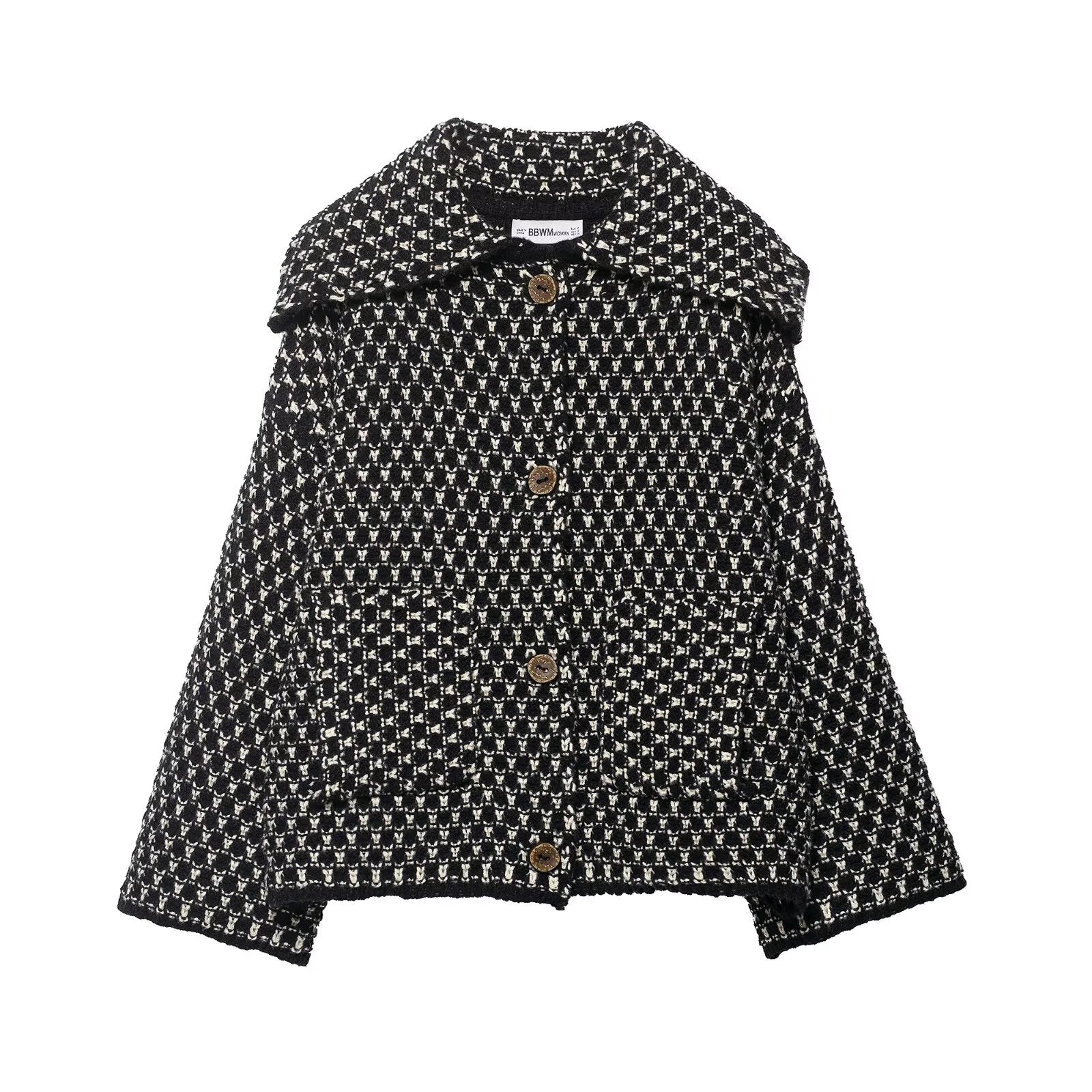 Zara Women's Black Cardigan – Loose Fit Slimming Casual Jacket 2