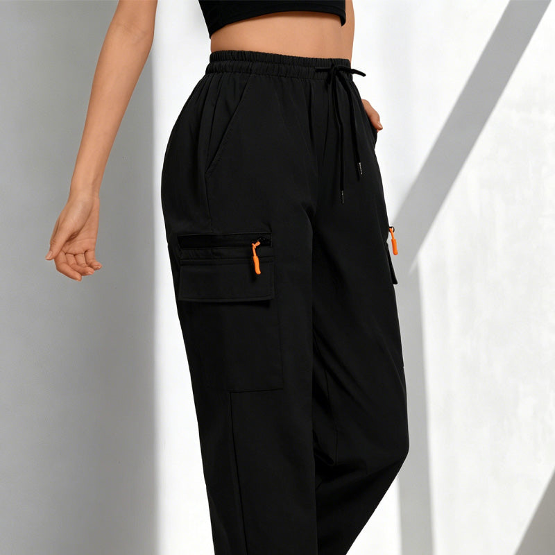 Zara Women's Cargo Pants – Adjustable Waist with Relaxed Fit 1