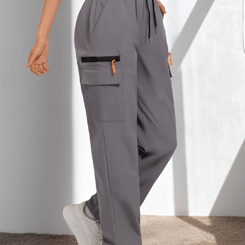 Zara Women's Cargo Pants – Adjustable Waist with Relaxed Fit 3