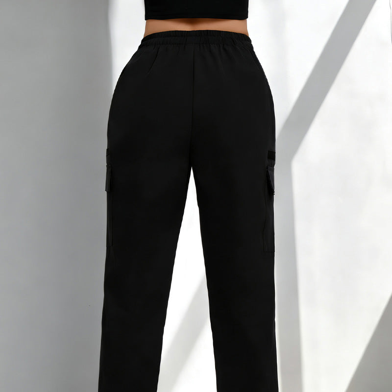 Zara Women's Cargo Pants – Adjustable Waist with Relaxed Fit 6