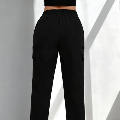 Zara Women's Cargo Pants – Adjustable Waist with Relaxed Fit 6