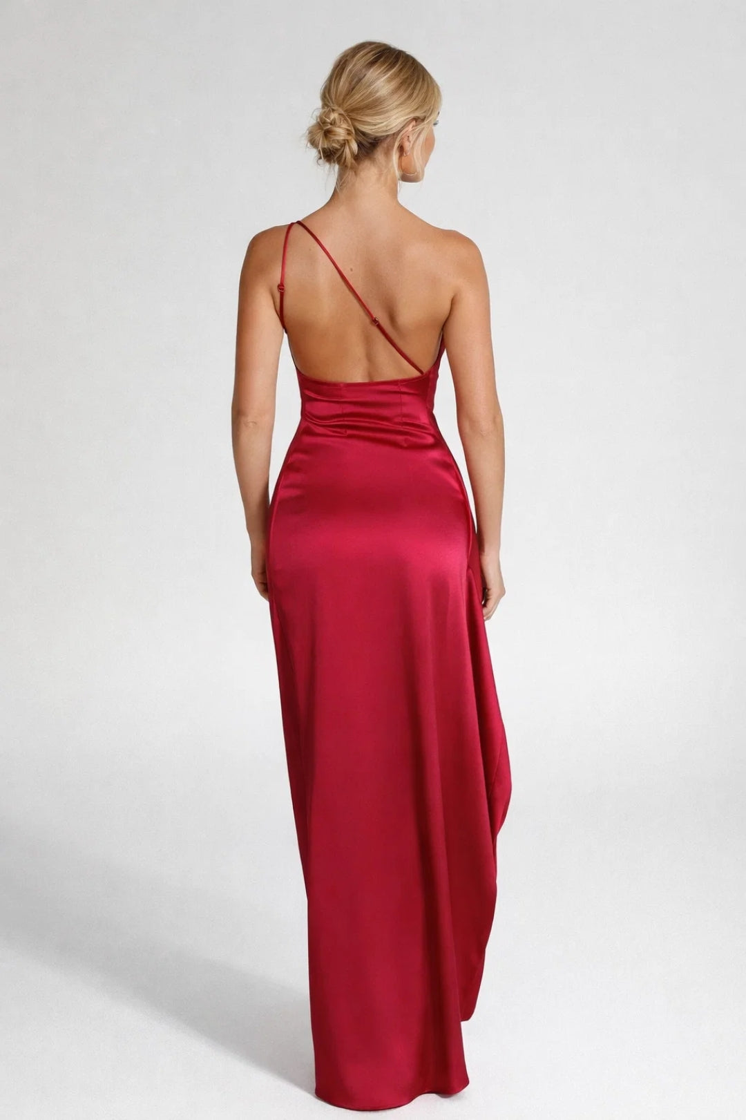 Zara Women's Elegant Maxi Dress – Chic One-Shoulder Design for Special Occasions 1