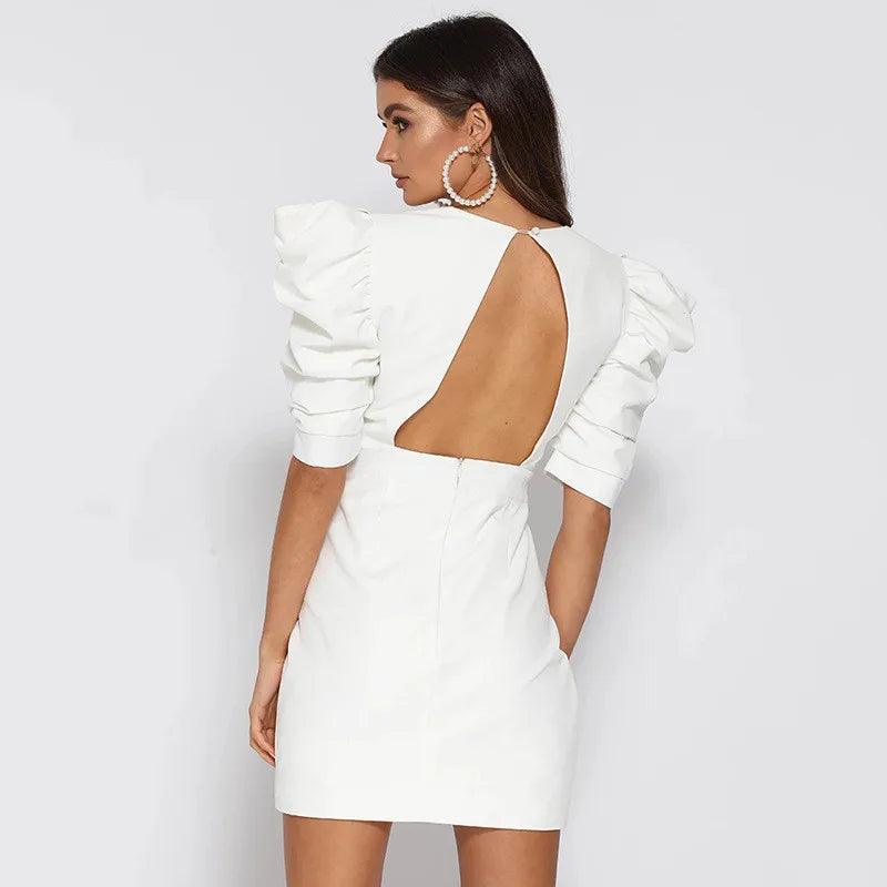 Zara Women's Stylish Dress – Elegant Puffy Sleeves for Summer Events 2