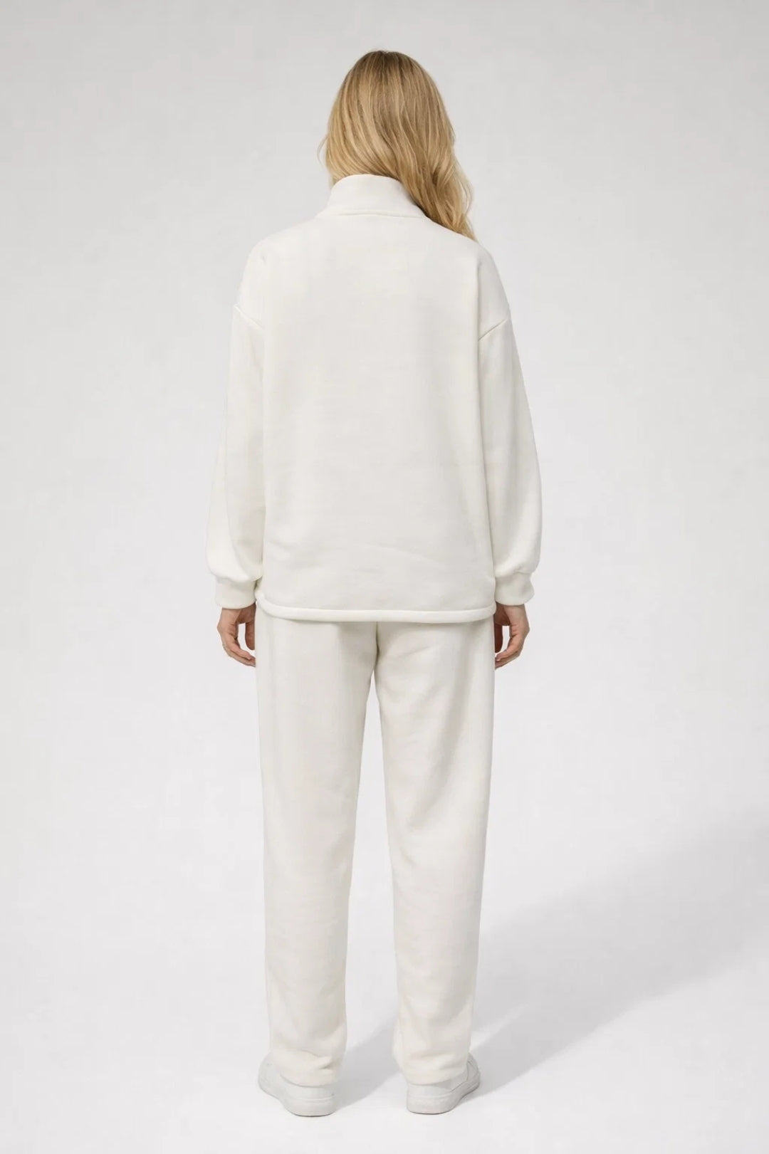 Zelina Entspanntes Lounge-Set – Bequemer Pullover mit Reißverschluss für stilvolle Freizeit 1