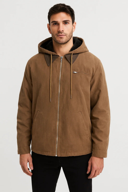 Zentra Herrenjacke – Modische Kapuzenjacke für Alltag, Praktisch und Elegant 0