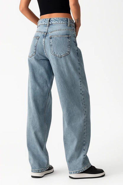 Zesty Women's Baggy Jeans – Relaxed Fit for Effortless Urban Style 1