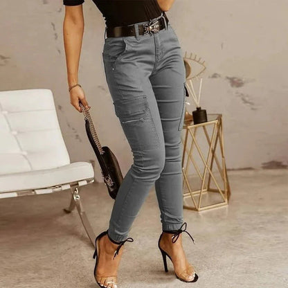 Zesty Women's Cargo Jeans – Stylish Comfort for Everyday Wear 0