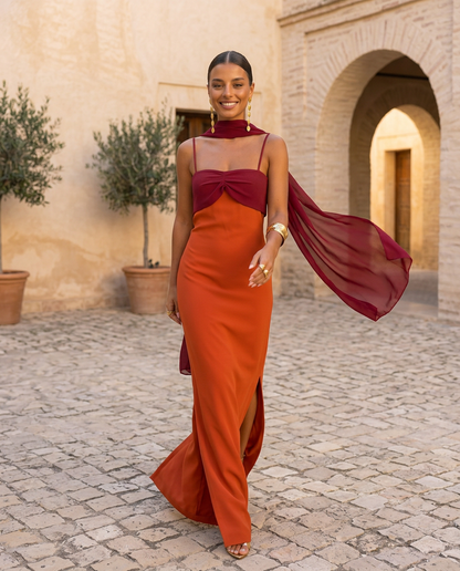 Zesty Women's Dress – Chic Midi Style for Summer Events 2