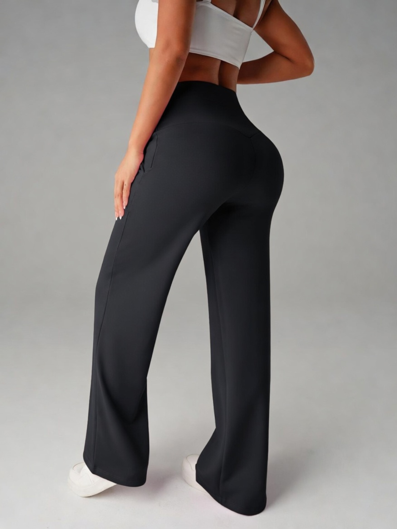 Zesty Women's Flare Leggings – High Waist Stylish Comfort 1