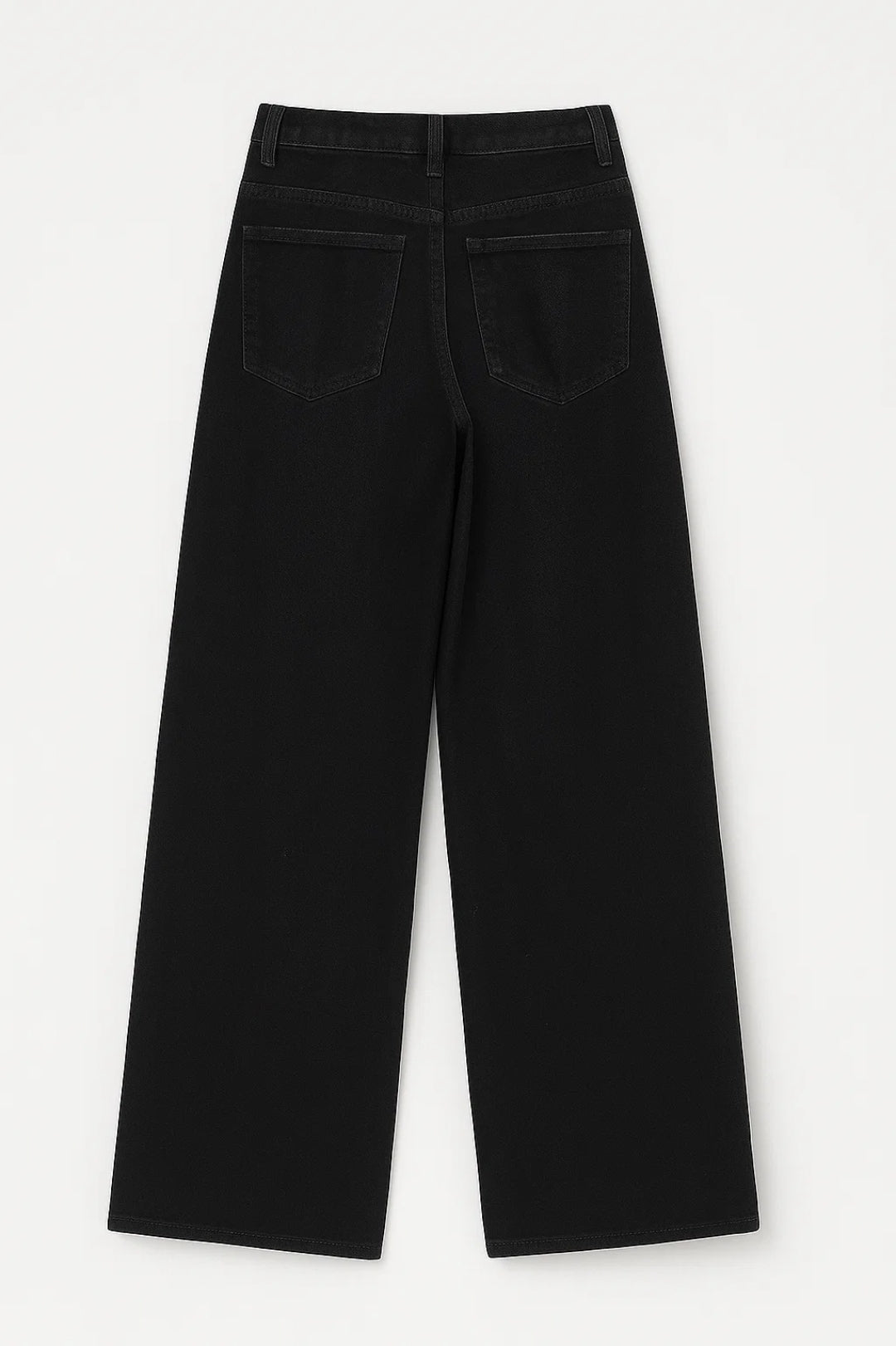 Zesty Women's Wide Leg Trousers – Chic High Waist Asymmetrical Design 1