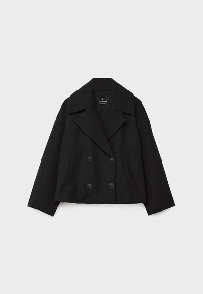 Coat Women - Short Double Breasted Coat