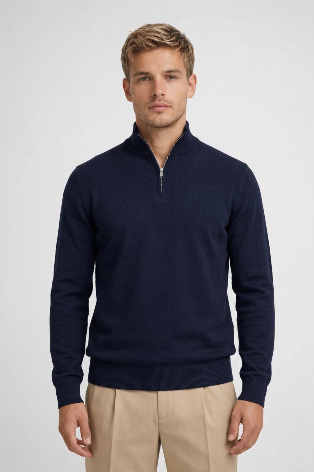 Zylo Herren Pullover – Klassisches Half-Zip-Design für Stil und Komfort 1