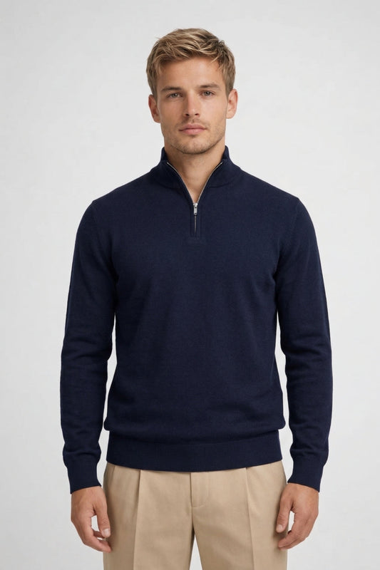 Zylo Herren Pullover – Klassisches Half-Zip-Design für Stil und Komfort 1