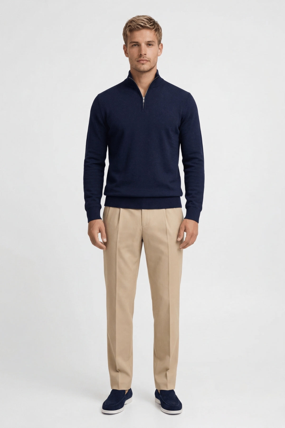 Zylo Herren Pullover – Klassisches Half-Zip-Design für Stil und Komfort 3