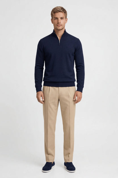 Zylo Herren Pullover – Klassisches Half-Zip-Design für Stil und Komfort 3