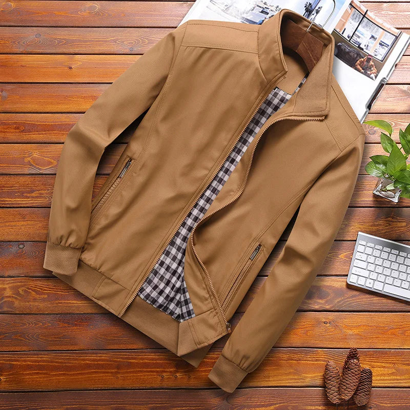 Zylo Men's Casual Bomber Jacket – Lightweight Comfort for Daily Style 7