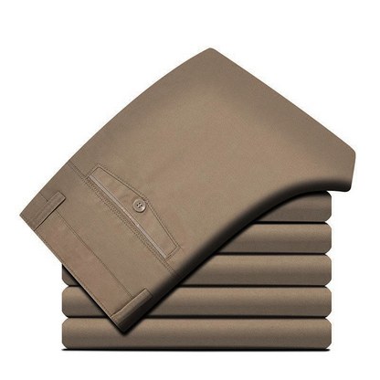 Zylo Men's Casual Chinos – Stretch Slim Fit Comfort Pants 10