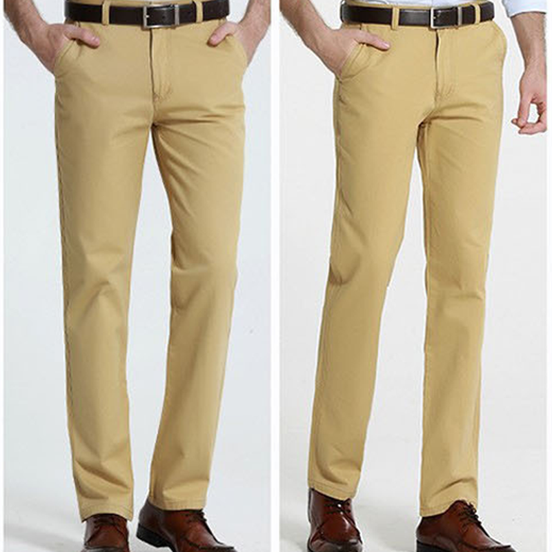 Zylo Men's Casual Chinos – Stretch Slim Fit Comfort Pants 2