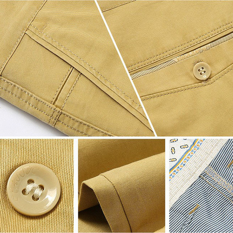 Zylo Men's Casual Chinos – Stretch Slim Fit Comfort Pants 6