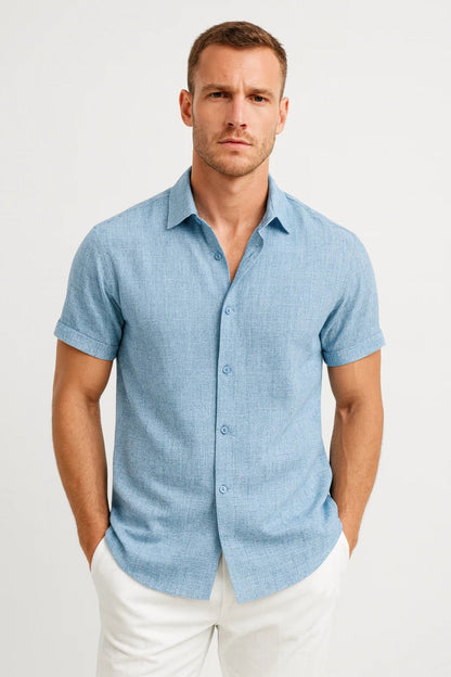 Zylo Men's Casual Shirt – Tailored Design for All-Day Comfort 0