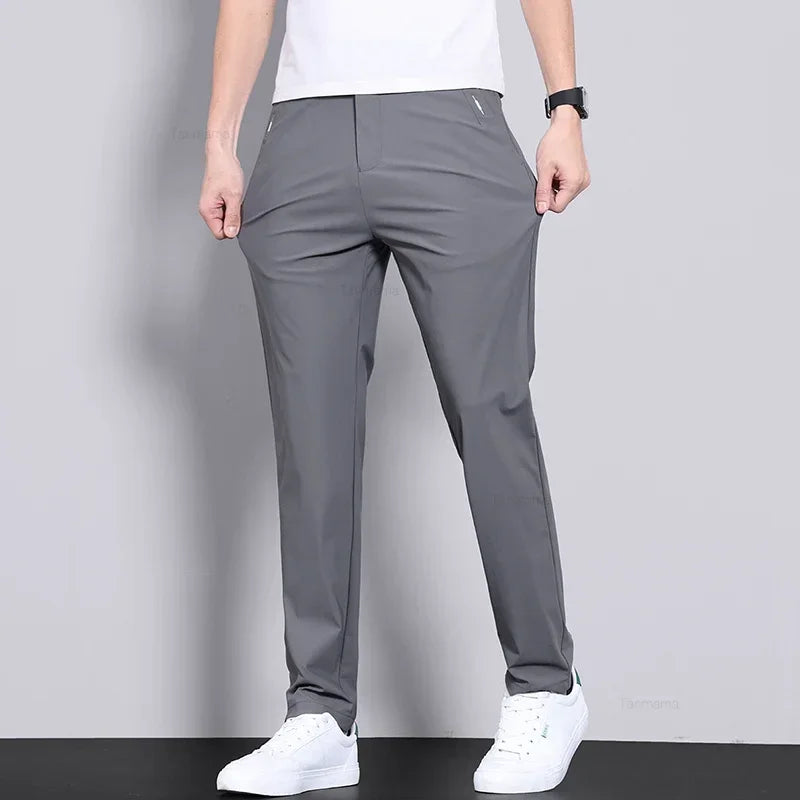 Zylo Men's Casual Trousers – Lightweight Quick-Drying Comfort 3