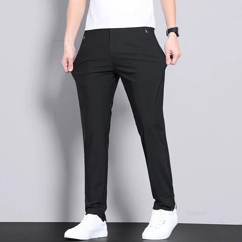 Zylo Men's Casual Trousers – Lightweight Quick-Drying Comfort 4