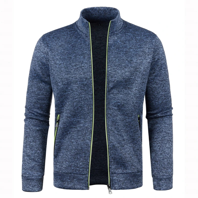 Zylo Men's Color Block Sweater Jacket – Stylish Warmth for Casual Outings 2