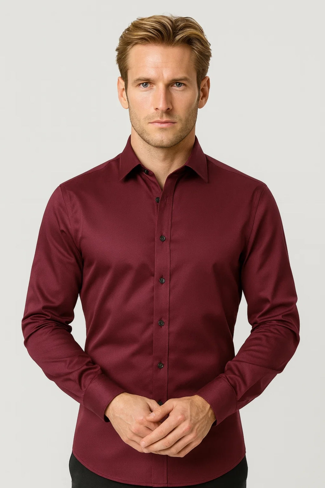 Zylo Men's Fitted Shirt – Tailored Comfort for Every Occasion 0