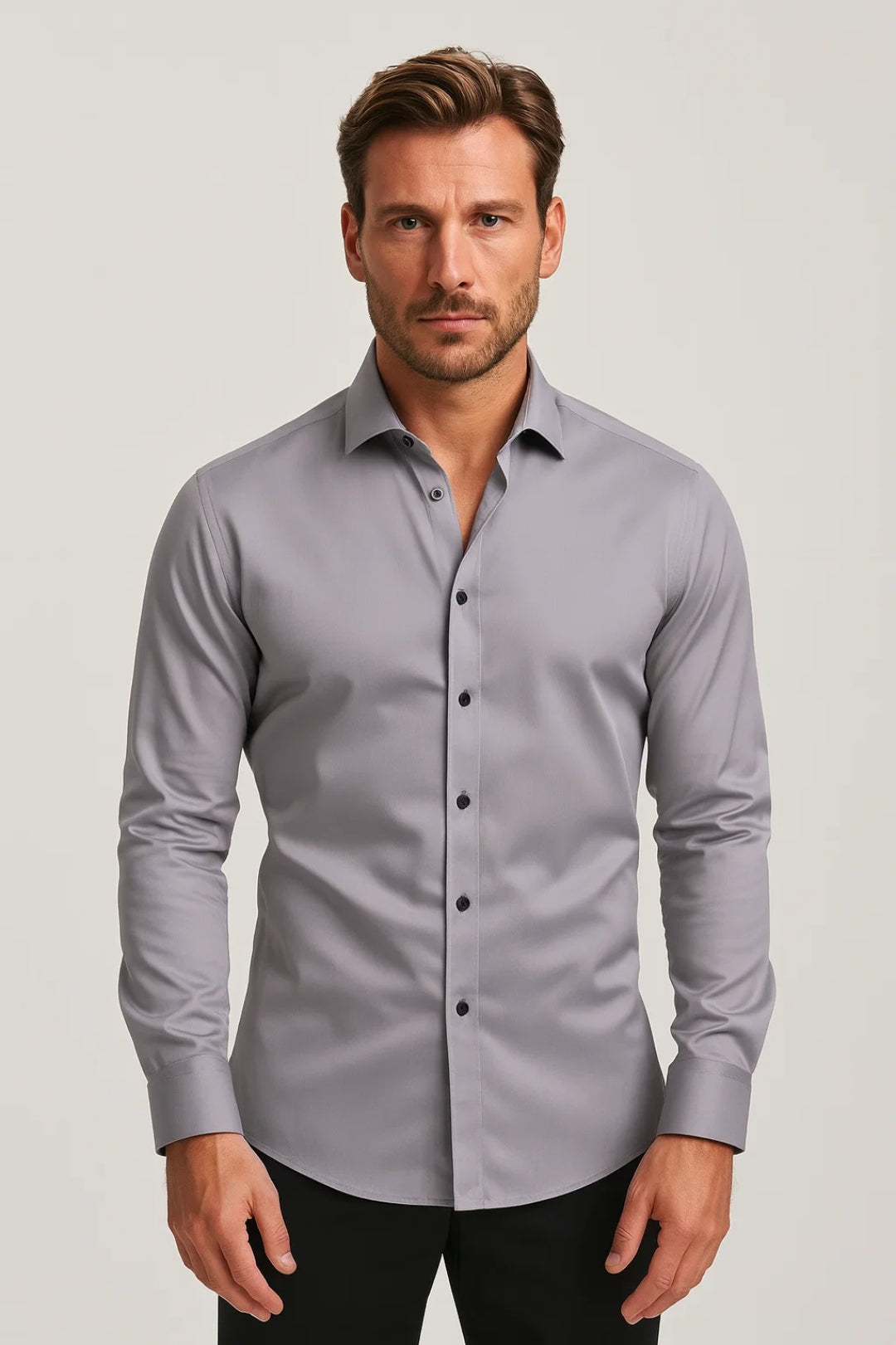Zylo Men's Fitted Shirt – Tailored Comfort for Every Occasion 3