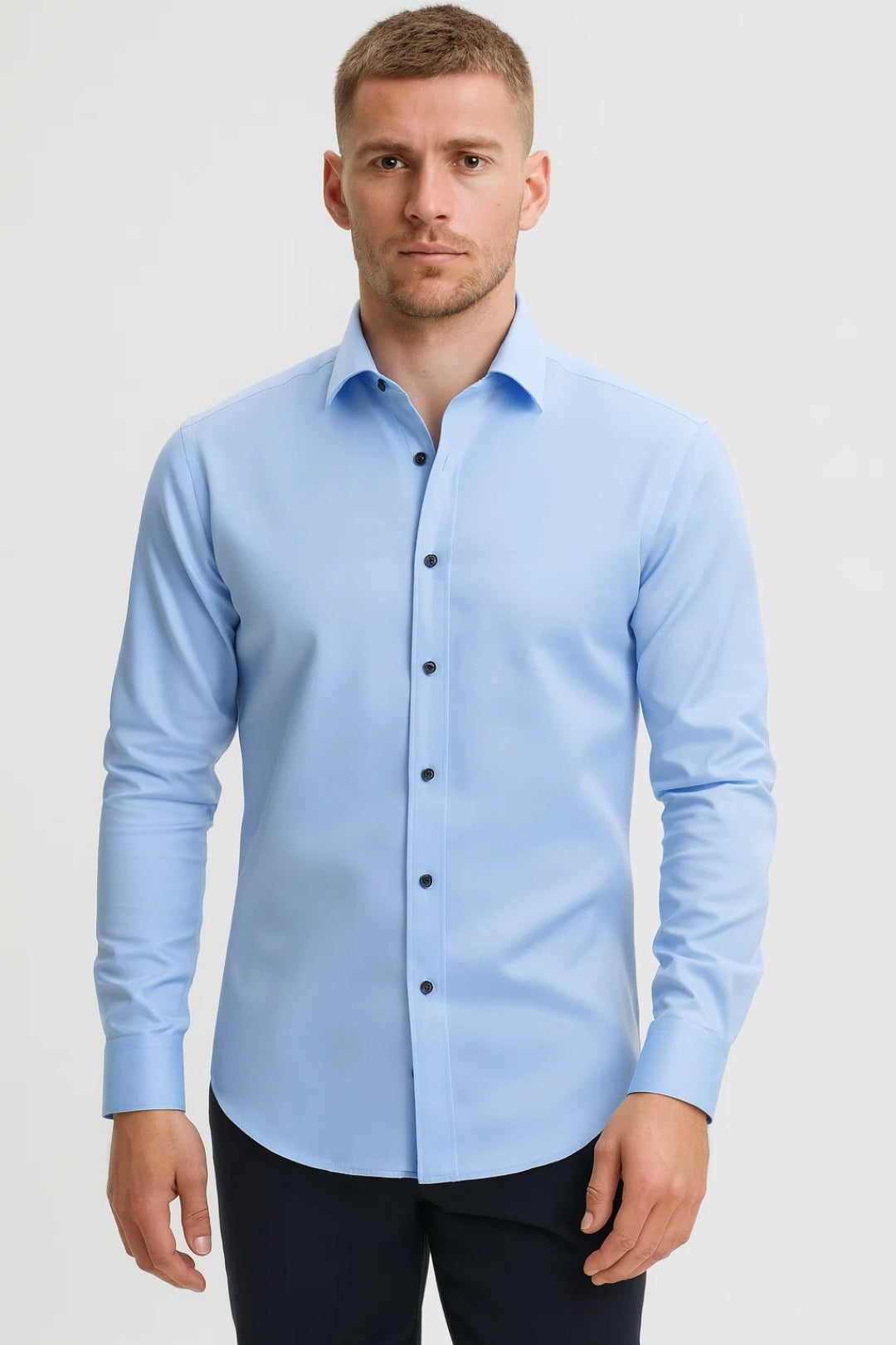 Zylo Men's Fitted Shirt – Tailored Comfort for Every Occasion 4