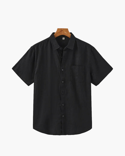 Zylo Men's Shirt – Breathable Linen for Stylish Summer Comfort 10