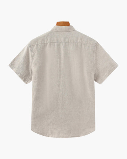Zylo Men's Shirt – Breathable Linen for Stylish Summer Comfort 4