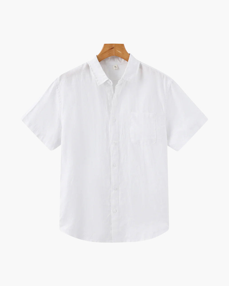Zylo Men's Shirt – Breathable Linen for Stylish Summer Comfort 7