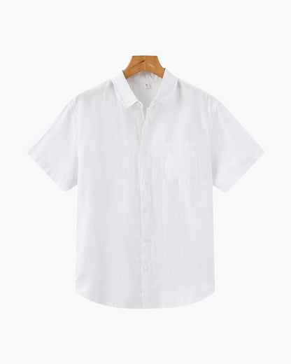 Zylo Men's Shirt – Breathable Linen for Stylish Summer Comfort 7