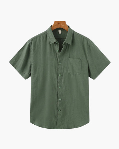 Zylo Men's Shirt – Breathable Linen for Stylish Summer Comfort 9