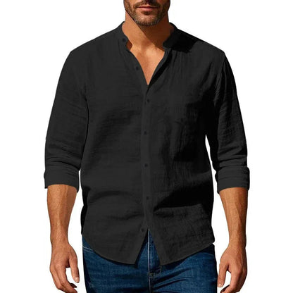 Zylo Men's Shirt – Lightweight Linen Blend for Comfort and Style 2