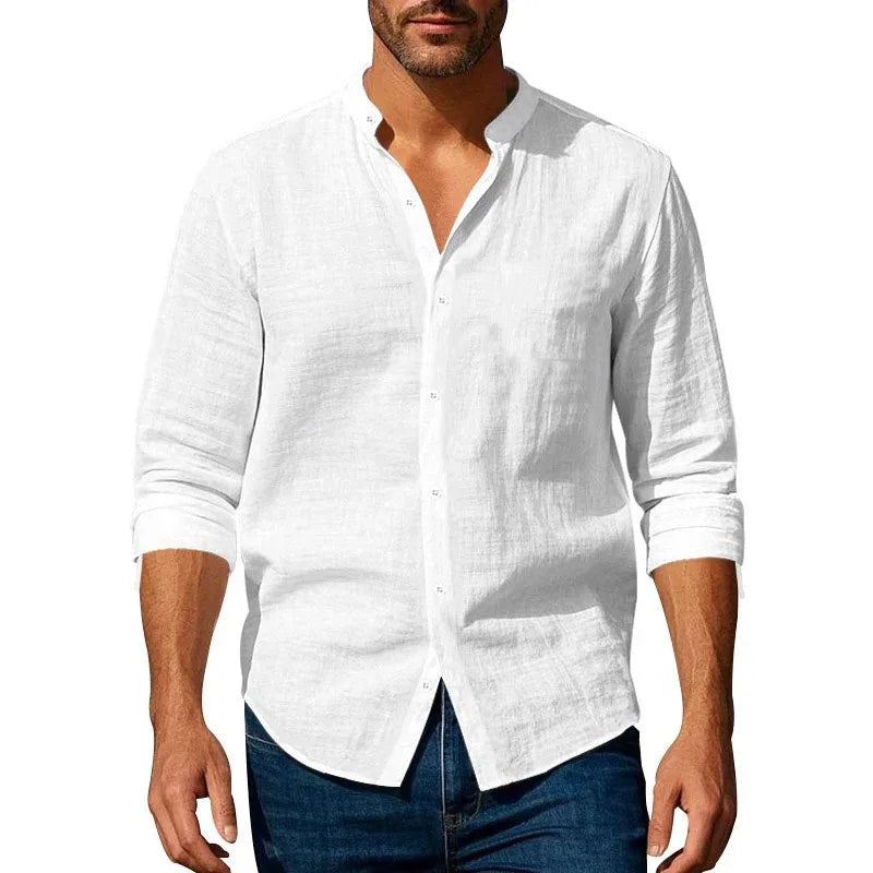 Zylo Men's Shirt – Lightweight Linen Blend for Comfort and Style 5